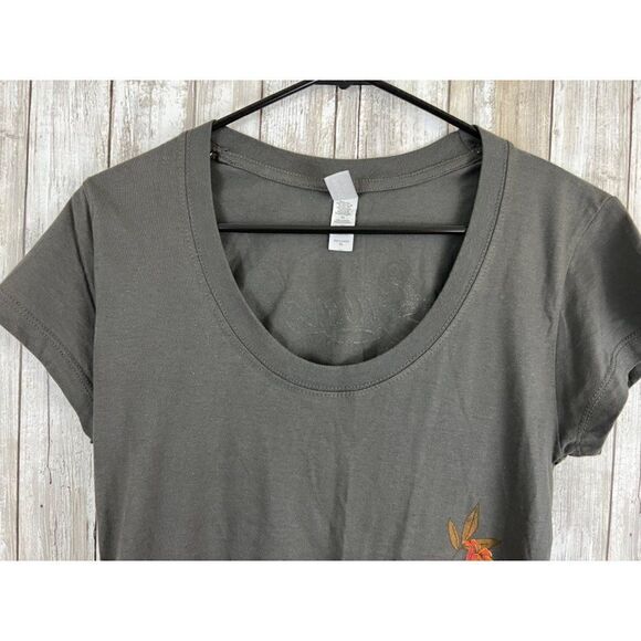 2012 Sturgis Motorcycle Rally Floral Design Women's Black  T-Shirt XL - Picture 2 of 9